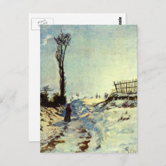 Schwarzwolle Postkarte (Vorne/Hinten)