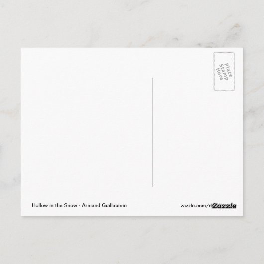 Schwarzwolle Postkarte (Rückseite)