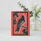 Schwarzwurgel mit Rot Postkarte (Stehend Vorderseite)