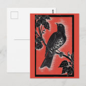 Schwarzwurgel mit Rot Postkarte (Vorne/Hinten)