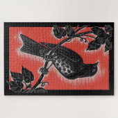 Schwarzwurgel mit Rot Puzzle (Horizontal)