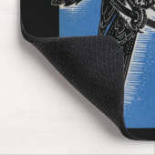 Schwarzwurzel mit Blau Mousepad (Ecke)
