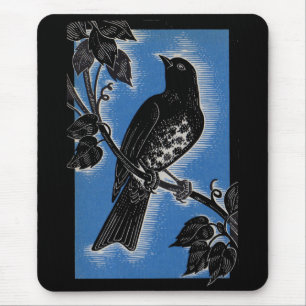 Schwarzwurzel mit Blau Mousepad