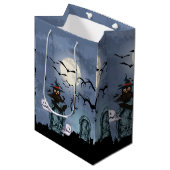 Schwarzwurzeln und Geisterheuschrecken Mittlere Geschenktüte (Vorderseite Schrägansicht)