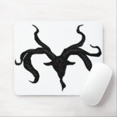 Schwarzziegendemon Mousepad (Mit Mouse)