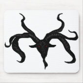 Schwarzziegendemon Mousepad (Vorne)