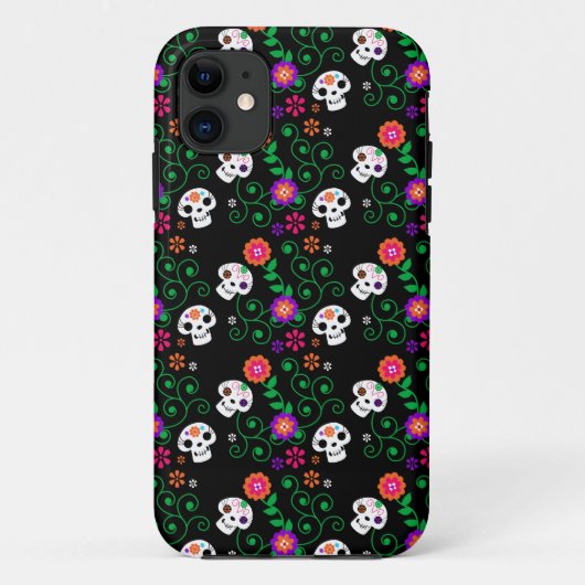 Schwarzzucker-Schädel Case-Mate iPhone Hülle (Rückseite)