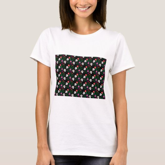 Schwarzzucker-Schädel T-Shirt (Vorderseite)