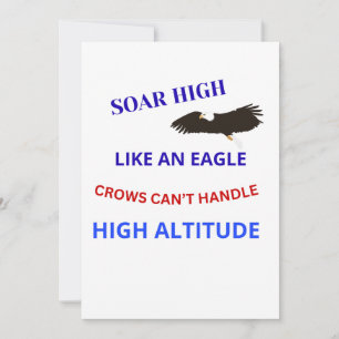 Schwebe hoch wie ein Adler  Dankeskarte