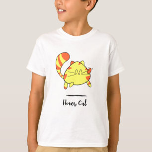 Schwebeflug-Katzen-Spaß-Cartoon-Katzen-Shirt für T-Shirt