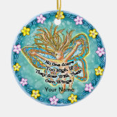 Schwebend Keramik Ornament (Vorne)