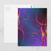 schwebend postkarte (Vorne/Hinten)