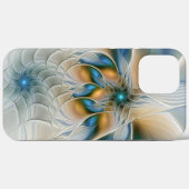 Schwebende, abstrakte Fantasy-Fraktal-Kunst in Bla Case-Mate iPhone Hülle (Rückseite (Horizontal))