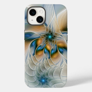 Schwebende, abstrakte Fantasy-Fraktal-Kunst in Bla Case-Mate iPhone 14 Hülle