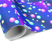 Schwebende Blasen Geschenkpapier (Rolleneckpunkt)