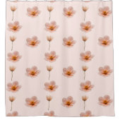 Schwebende Blumenmelodie Duschvorhang (Vorderseite)