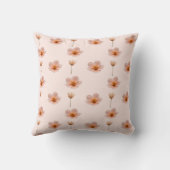 Schwebende Blumenmelodie Kissen (Rückseite)