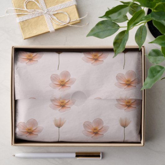 Schwebende Blumenmelodie Seidenpapier (Geschenk)