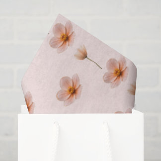 Schwebende Blumenmelodie Seidenpapier
