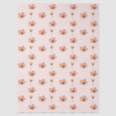 Schwebende Blumenmelodie Seidenpapier (Vorderseite)