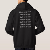 Schwebende Erde Hoodie (Rückseite)