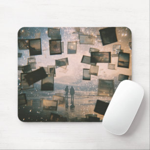 Schwebende Erinnerungen am Meer Mousepad
