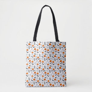 Schwebende Halloween-Magie — Nahtloses Muster von  Tasche