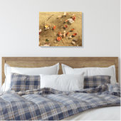 Schwebende Herbstblätter Leinwanddruck (Insitu (Schlafzimmer))