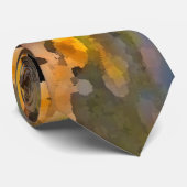 Schwebende Herbstgänge lassen Abstrakt Krawatte (Gerollt)