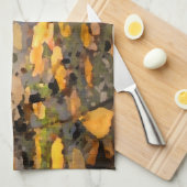 Schwebende Herbstgänge lassen Abstrakt Küchentuch (Viertel Falte)