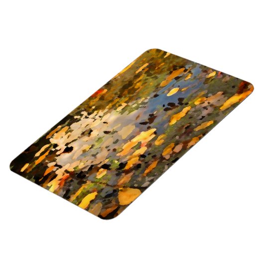 Schwebende Herbstgänge lassen Abstrakt Magnet (Linke Seite)