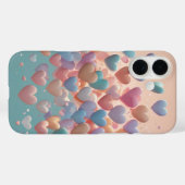 Schwebende Herzen Case-Mate iPhone Hülle (Rückseite (Horizontal))