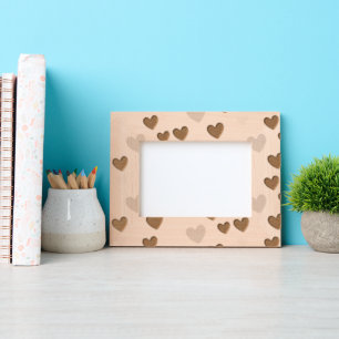 Schwebende Herzen Geätzte Rahmen