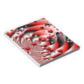 Schwebende Herzen Notizblock (angewinkelt)