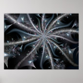 Schwebende Herzspirale Poster (Vorne)