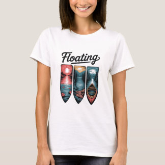 Schwebende Inspirierende Ruhe Relaxation Achtsamke T-Shirt