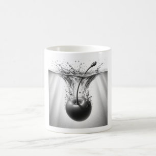 Schwebende Kirschtasse Kaffeetasse