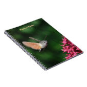 Schwebende Kolibri Falkemotte Notizblock (Rechte Seite)