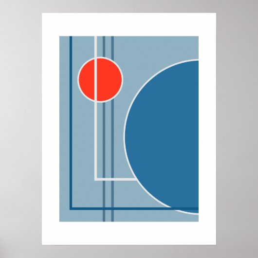 Schwebende Kreise 11 Poster (Vorne)