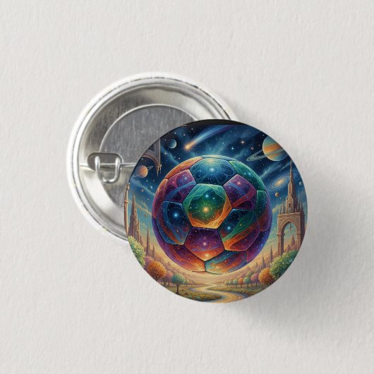 Schwebende Lichtkugel Button (Vorne & Hinten)