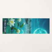 Schwebende Lotus, Mond Yogamatte (Vorderseite (Horizontal))