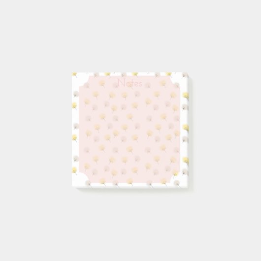 Schwebende Löwenzahnblüten Post-it Klebezettel (Vorderseite)
