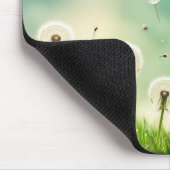 Schwebende Löwenzahnsämlinge Mousepad (Ecke)
