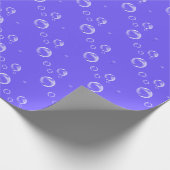 schwebende Lüster in Blasen Geschenkpapier (Ecke)