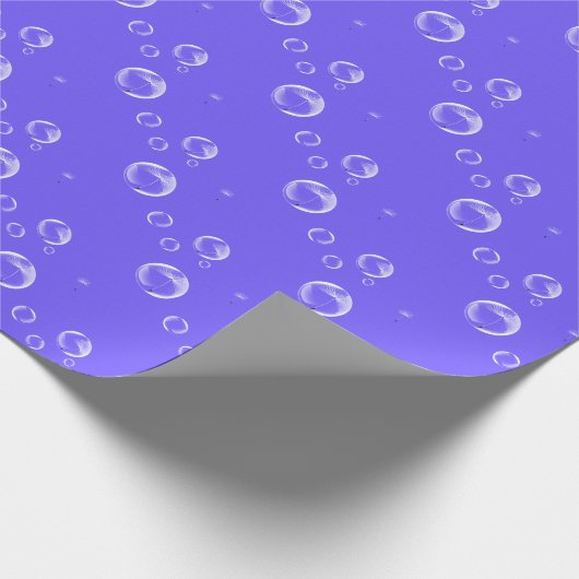 schwebende Lüster in Blasen Geschenkpapier (Ecke)