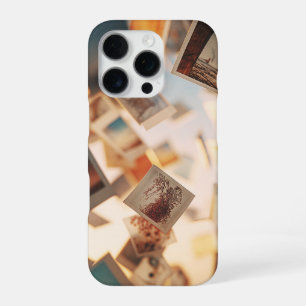 Schwebende Polaroid-Erinnerungen iPhone 16 Pro Hülle