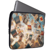 Schwebende Polaroid-Erinnerungen Laptopschutzhülle (Vorne Rechts)