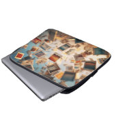 Schwebende Polaroid-Erinnerungen Laptopschutzhülle (Vorne Knopf)