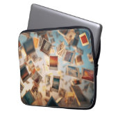 Schwebende Polaroid-Erinnerungen Laptopschutzhülle (Vorderseite Links)