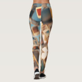 Schwebende Polaroid-Erinnerungen Leggings (Rückseite)